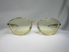 Nina Ricci, eyeglasses, oval, round, gold plated, frames, women's, ultra vintage