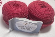 PLYMOUTH - BABY ALPACA GRANDE YARN 2pk. RED 2050. I Combine Ship, Read Details