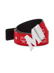 red mcm belt cheap