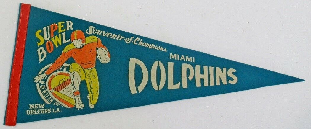 Miami Dolphins Rare 1971 Super Bowl 30