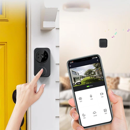 Wireless Smart Video Doorbell Wibell Security Intercom HD Video Camera Door Bell - Picture 7 of 14