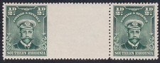 SOUTHERN RHODESIA 1924 ½d Imperf between stamp and margin fine mint........B5807