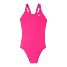 Nike Girls Pink Fast Back One-Piece Swimsuit L9948 Size Large 12-13 YRS 