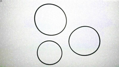 Kit 3 Courroies Pour Platine Vinyle Mitsubishi Diatone DP-EC01 DPEC01