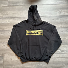 NEW Collection Ministry Band Logo Classic Hoodie Black All Size Shirt AC2528