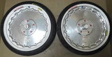 Centerline Spindle Mount Wheels, 17"x 2 1/4", W/Cheng Shin 2.25X17" Tires, Pair