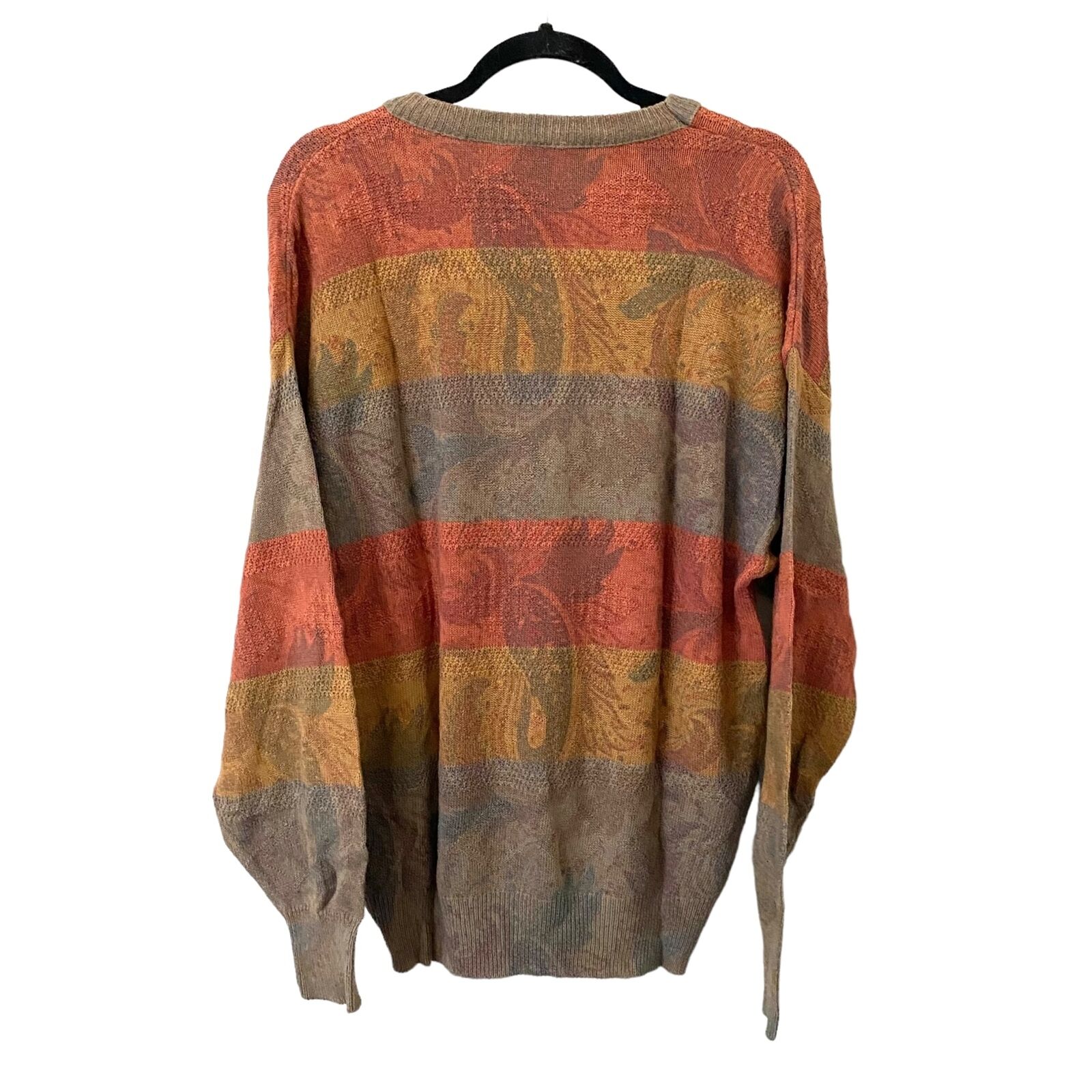 MAGLIFICIO FLORENCE Paisley Striped Sweater VINTA… - image 2