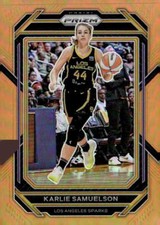 2023 Panini Prizm WNBA Prizms Orange #66 Karlie Samuelson /99 - NM-MT