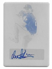 AUSTIN WILLIAMSON 1/1 AUTO 2021 LEAF PERFECT GAME PRINT PLATE AUTO JACKSONVILLE