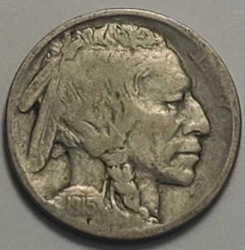 #1 very good++ Nicer Low Mintage 1915 P Buffalo Head Nickel