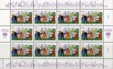 UN Stamp 1987 UN Day, Set of 3 MS, VF MNH  (405A)