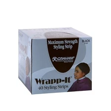 Wrapp-it Styling Strips Natural Hair Wrap & Molded Styles Graham Beauty 40 Strip