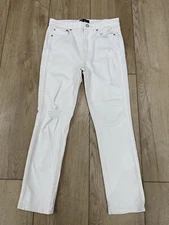 Gap Denim Jeans Women's White High Rise Vintage Slim Size 6/28R Standard Skinny