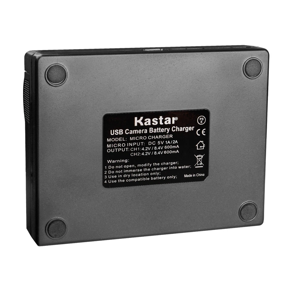 Kastar Battery Slim Dual Charger for Ricoh DB-60 & Ricoh GR Digital III WG-M1 - Image 4 of 4