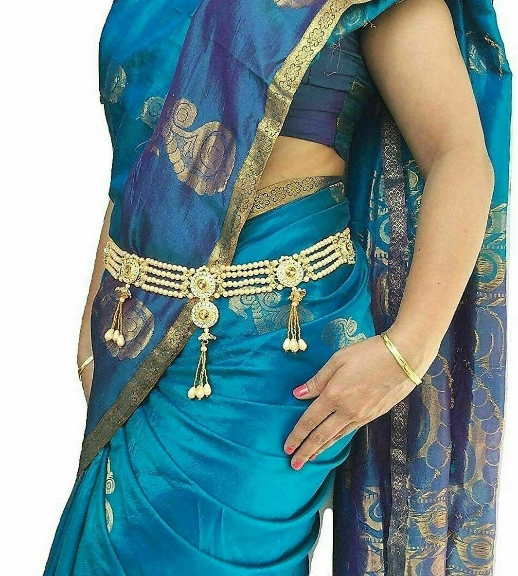 Kamar patta on saree 2025