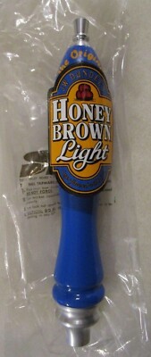 J W DUNDEE'S HONEY BROWN ALE LIGHT BEER TAP HANDLE