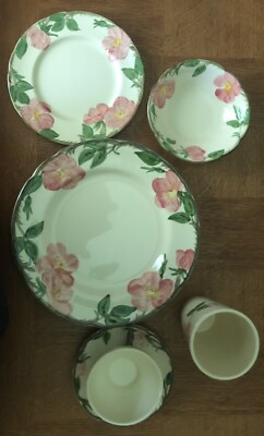 Franciscan Desert Rose 6 Piece Place Setting Earthenware USA 8