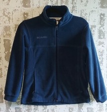 Columbia Fleece Jacket Youth Size 10-12 Full Zip Blue