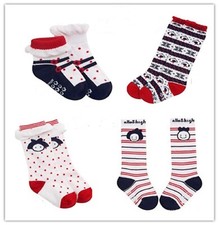 12 Pack Baby Socks Cotton Socks Non Slip Bottom 6-12 months