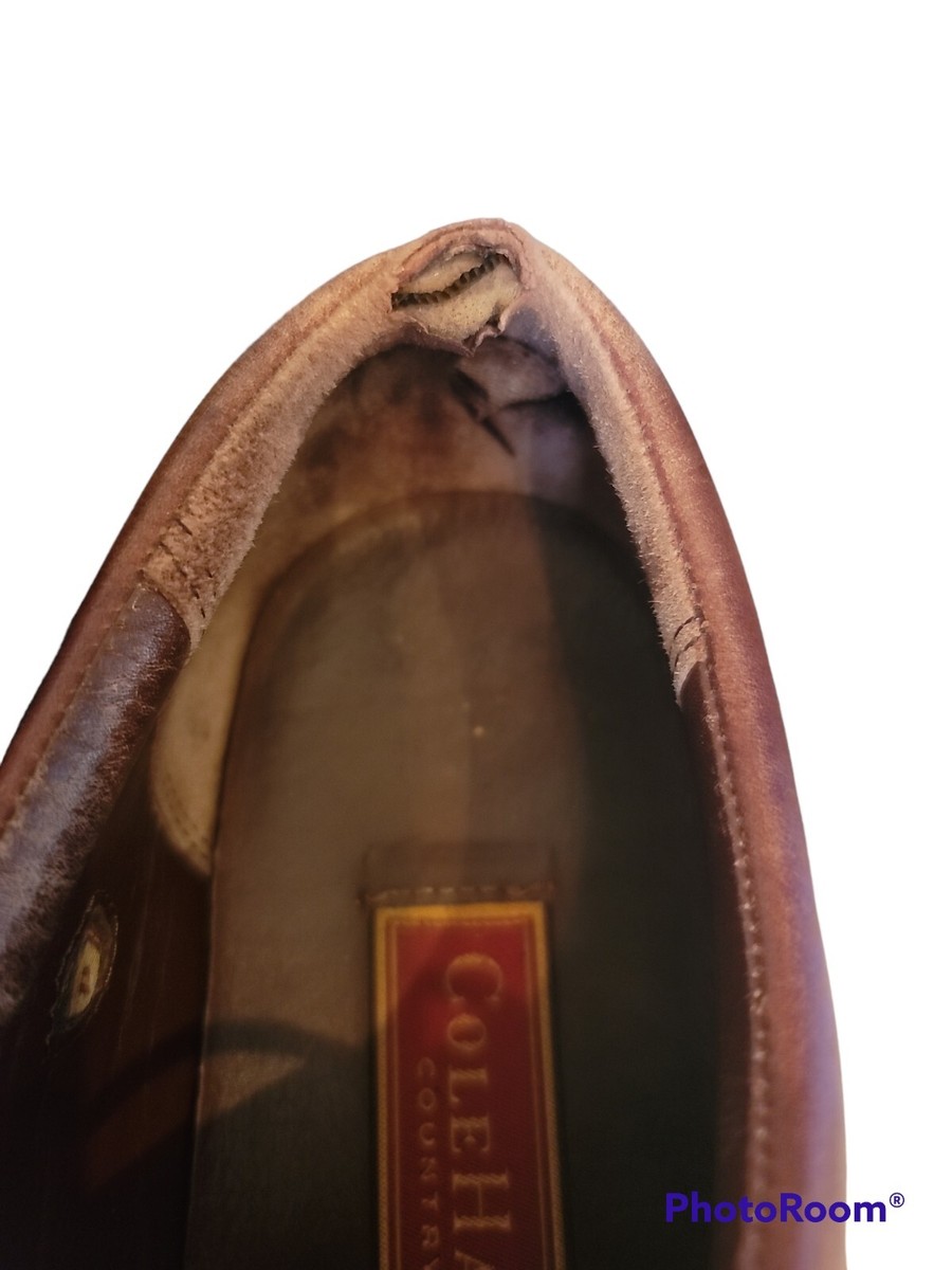 Mens Cole Haan Burgandy brown Country Waterproof Oxford Shoes Size 11M CO1035 s-l400.jpg main image 4