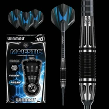 WINMAU MAJESTIC 90% TUNGSTEN 20 GRAM SOFT TIP DARTS 2428.20