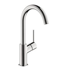 Hansgrohe 32082001 Talis S Single Hole Mid Arc Bathroom Faucet in Chrome G2U