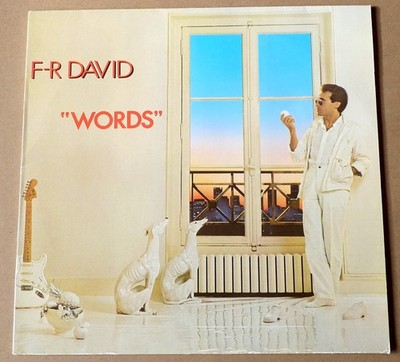Vinyl-LP, gewaschen, F-R David - Words, Carrere, 1982, Frankreich