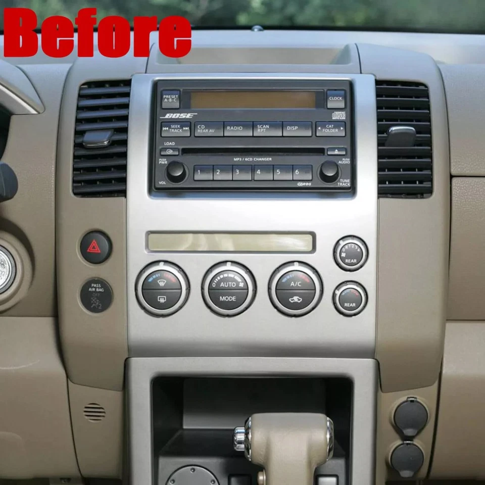 适用于日产 Pathfinder 2005 - 2008 7 英寸汽车收音机 立体声 Carplay Android 15 GPS Navi — 第 2/4 张图片