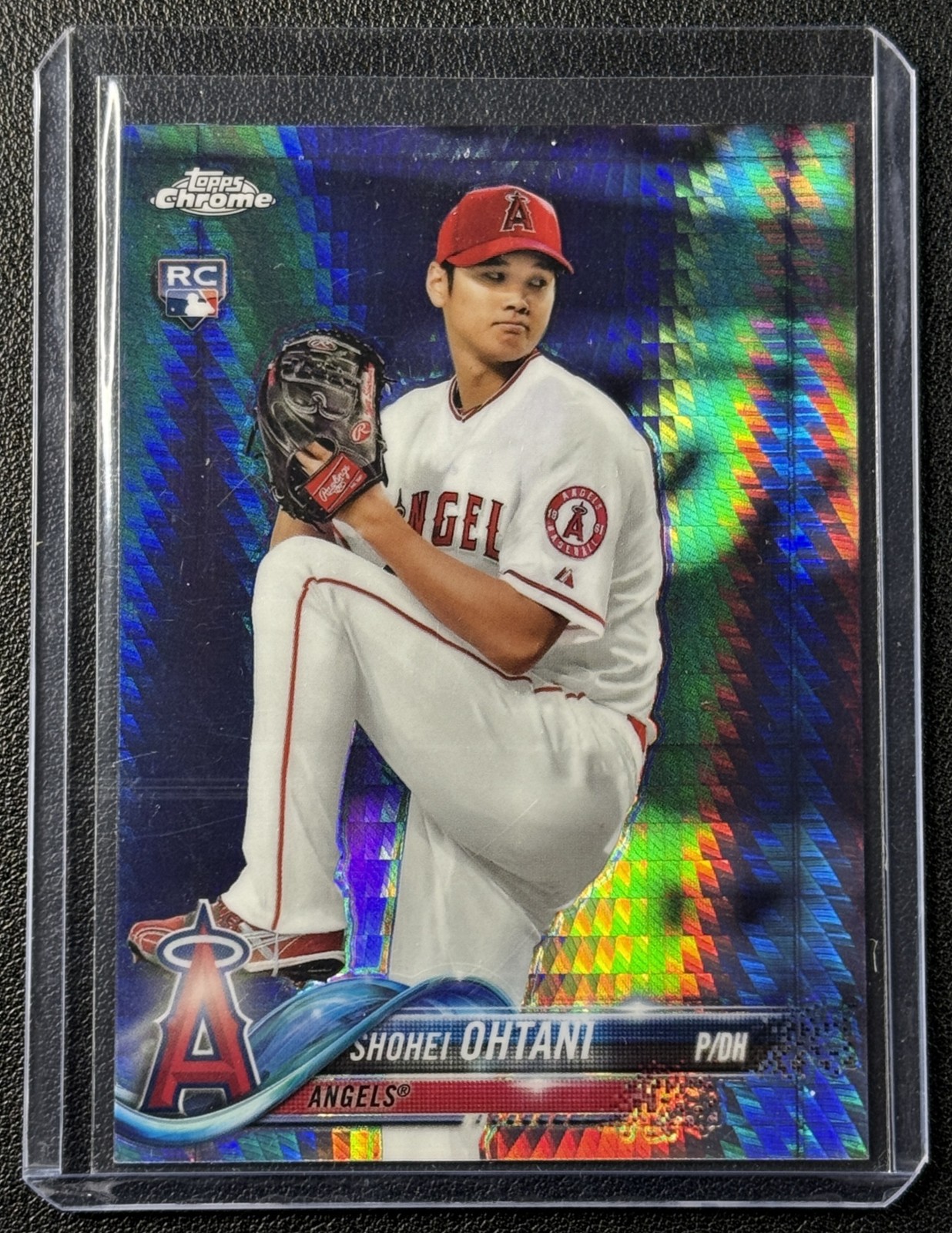 SHOHEI OHTANI 2018 TOPPS CHROME #150 ROOKIE PRISM REFRACTOR RC ANGELS
