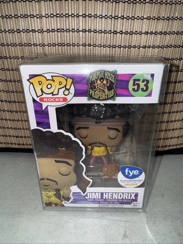 Funko Pop! Rocks - Purple Haze FYE Jimi Hendrix #54 Vinyl Figure W/Protector