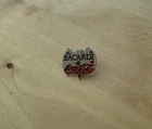 VINTAGE ORIGINAL PIN BADGE BACARDI & COCA COLA COLLECTIBLE INSIGNIA