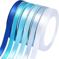 Geschenkband Blau Satin 10Mm X 23M Schleifenband FüR Geschenkverpackungen