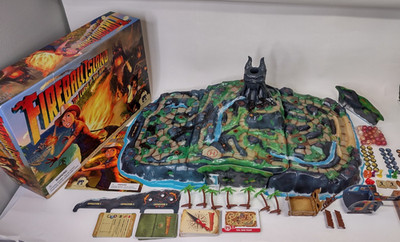 Fireball Island: The Curse of Vul-Kar Board Game, treasure trove,deluxe marbles