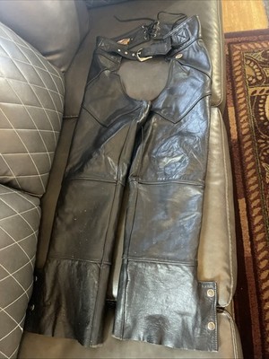 Harley Davidson Women s Leather Chaps Size S. Quality Leather. Good Condition