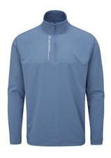Image of Oscar Jacobson Austin 1/4 Zip Golf Midlayer Elemental Jacket