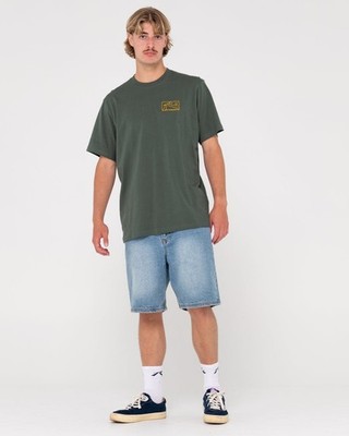 RUSTY BOXED OUT S/S T-SHIRT REF B22S2