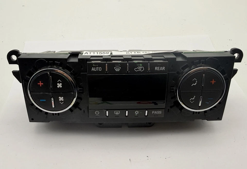 Interruptor de control de clima de calefacción de aire acondicionado OEM 09-12 Chevrolet Traverse Enclave Acadia Foto 2 de 4