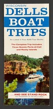 1970s Wisconsin Dells Boat Trips Rocky Islands Cruises Vintage Travel Brochure