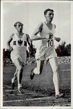 OLYMPIA 1936 Volume I Picture No 129 BURNS & SYRING in the international fight against England