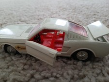 Vintage Dinky Toys #161 Ford Mustang Fastback 2+2 Diecast Hood,Doors,Trunk Open
