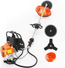 52cc 2-Stroke Weed Eater Gas Powered 3 in 1 Brush Cutter Grass Trimmer for Yard
