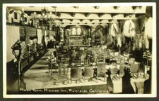 Music Room Mission Inn Riverside CA RPPC
