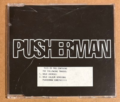 Pusherman - Sold RARE promo radio only import CD single w/ remix '96