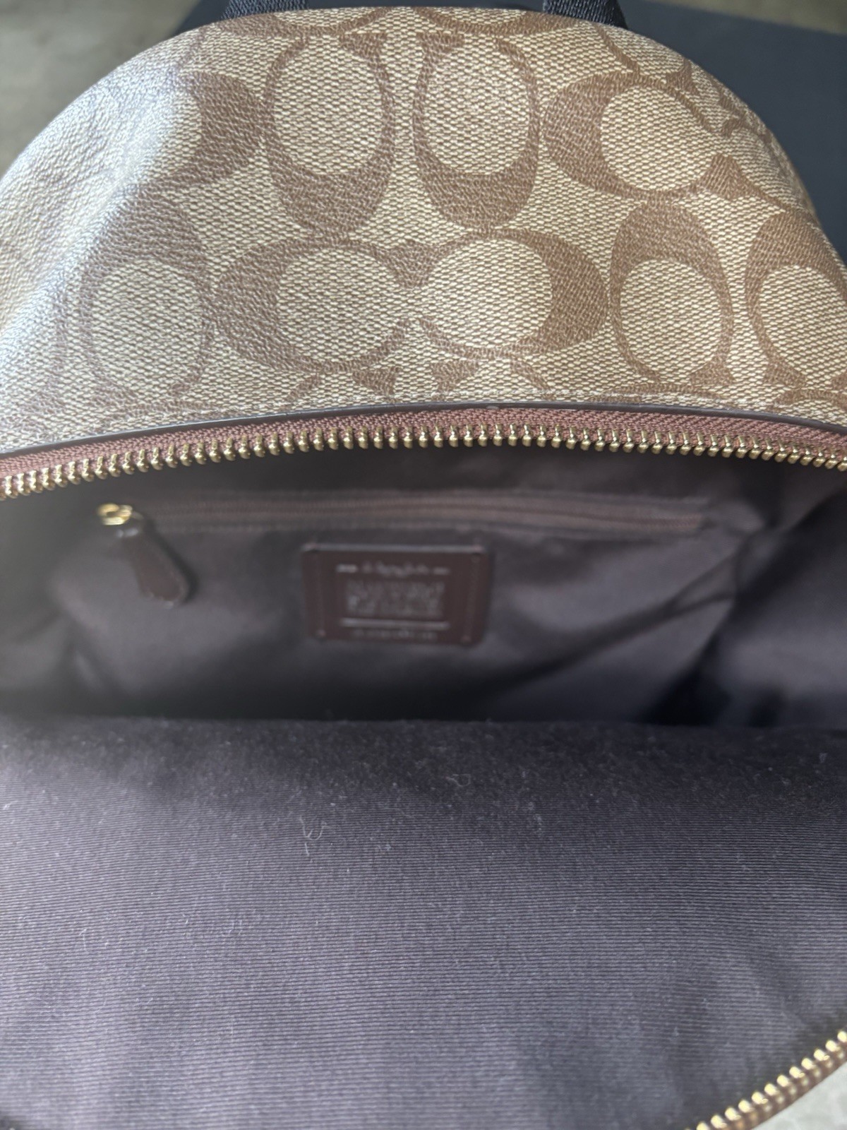 COACH Mini Charlie Backpack Star Patchwork Signat… - image 5