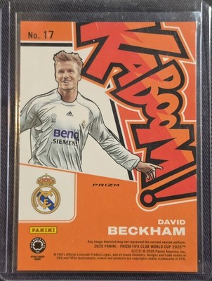 2025 Panini Prizm Fifa Club World Cup - kaboom David Beckham #17
