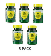 5 PACK Spring Valley Vitamin B12 Tablets, 500 mcg, 100 Count