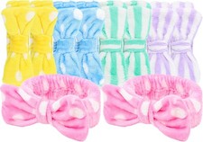 Spa Headbands, Makeup Headband for Washing Face, Soft Coral Fleece