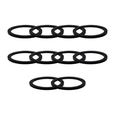 0.5" Camlock Gaskets 10-Pack Rubber Replacement Washer for Female Coupler