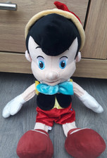 Pinocchio Disney Store Exclusive 12 Inch Soft Toy Plush Imitation Wood