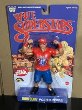WWE LJN Superstars John Cena Series 1 Mattel Wrestling Figure Exclusive